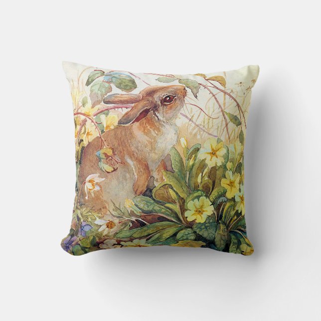 coussin anglais de coussin de campagne d'animaux (Recto)