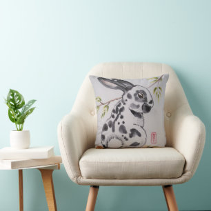 Coussin Anglais Spot Lapin Rabbit Coussin, Design Oriental