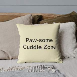 Coussin Animal de compagnie personnalisé Chat Citation drô