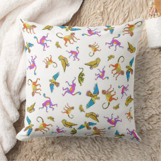 Coussin animal de la jungle