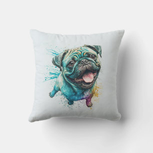 Coussin Animaux Amis Chien Papa Chat Maman Cadeau BFF Beso