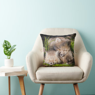 Coussin Animaux de bébés cutest Baby Red Fox Kits Sleepi