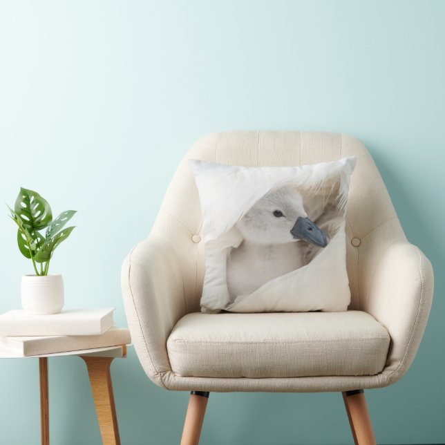 Coussin Animaux de bébés cutest | Bébé Mute Swan (Chaise)
