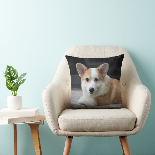Coussin Animaux de bébés cutest | Corgi Puppy Relaxant (Chaise)