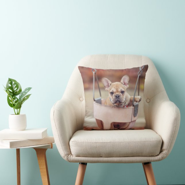 Coussin Animaux de bébés cutest | French Bulldog Playgroun (Chaise)