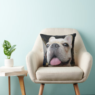 Coussin Animaux de bébés cutest Le visage de Bulldog
