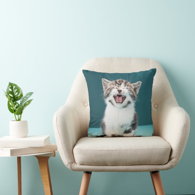 Coussin Animaux de bébés cutest | Mewing Baby Kitten (Chaise)