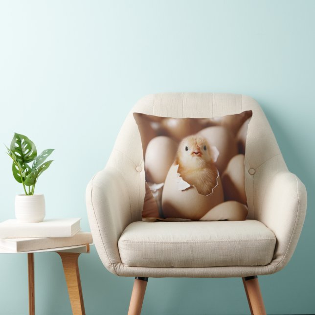 Coussin Animaux de bébés cutest | Nouveau bébé poussin (Chaise)