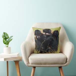 Coussin Animaux de bébés cutest Trois chimpanzés en trai