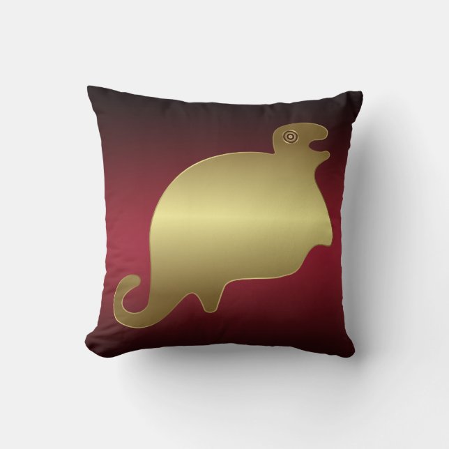Coussin Animaux de la ligne Pérou de Nazca réversible (Recto)