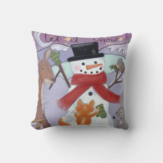 Coussin Animaux des neiges et des bois