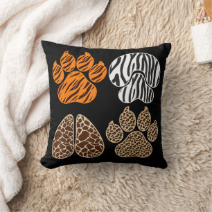 Coussin Animaux Mignons Dessin Imprimé Faune Adorable