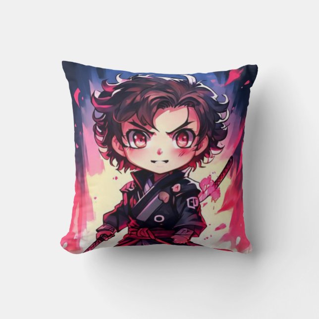 Coussin Anime japonaise Kimetsu no Yaiba (Recto)