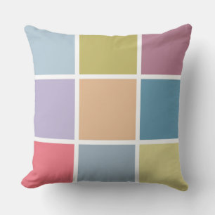 Coussin Ann Arbor Pastel Chalk Carrés
