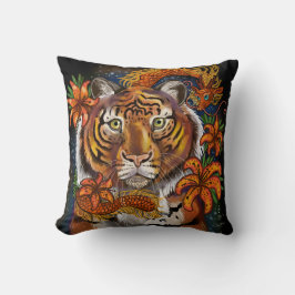 Coussin Année chinoise du tigre