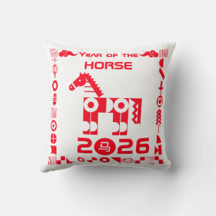 Coussin Année du cheval 2026