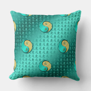 Coussin Année du chien métallique