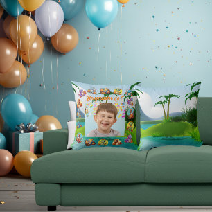 Coussin Anniversaire de enfant Décor Jeter l'oreiller dans