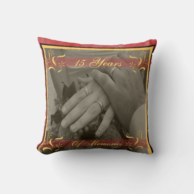 Coussin Anniversaire de mariage (Recto)