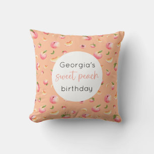 Coussin Anniversaire de Sweet Peach