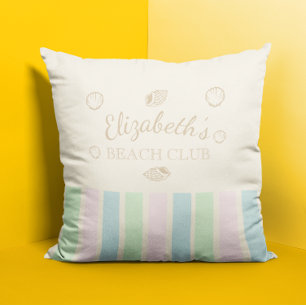 Coussin Anniversaire du Beach Club