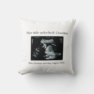 Coussin Annonce de grossesse par échographie – Devenir gra