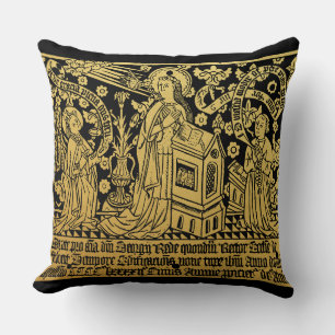 Coussin Annonciation en caoutchouc en laiton Tudor Mary An