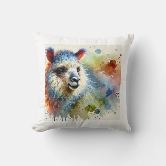Coussin Anon 080824AREF148 - Watercolor (Recto)
