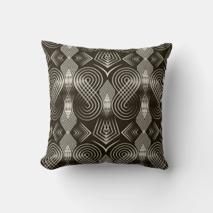 Coussin Antique Art Déco Ornement sans Seamless