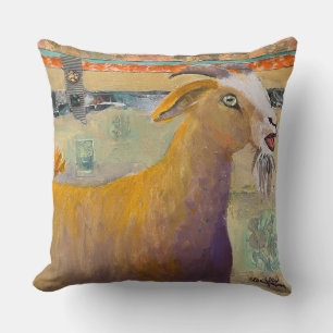 Coussin Appelle la chèvre lancer l'oreiller