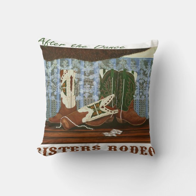 Coussin Après la danse du rodéo (Recto)