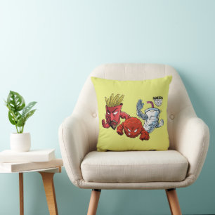 Coussin Aqua Ado Force de la faim Anime Graphisme