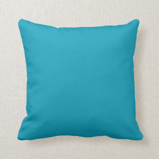 Coussin Aqua bleu vert uni couleur - couleur - teinte