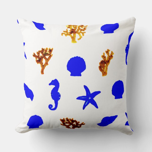 Coussin Aqua Marino (Recto)