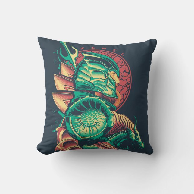 Coussin Aquaman | Xebel King Nereus Graphic (Recto)