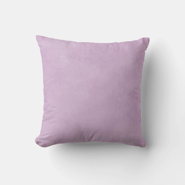 Coussin Aquarelle de lavande violette Vintage (Recto)