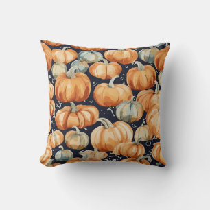 Coussin Aquarelle décorative Citrouille