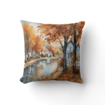Aquarelle Feuilles de chute décoratives