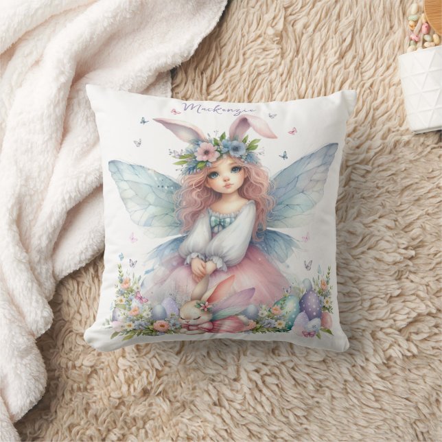 Coussin Aquarelle Fleur de printemps de Pâques (Couverture)