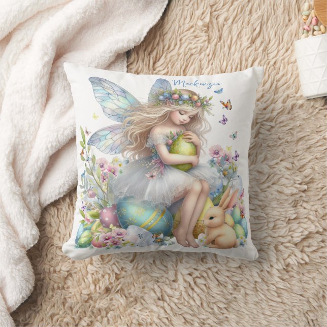 Coussin Aquarelle Fleur de printemps de Pâques (Couverture)