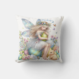 Coussin Aquarelle Fleur de printemps de Pâques