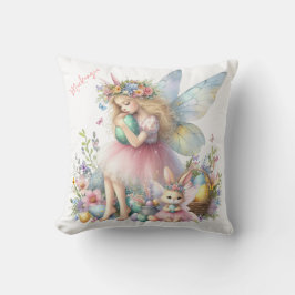 Coussin Aquarelle Fleur de printemps de Pâques