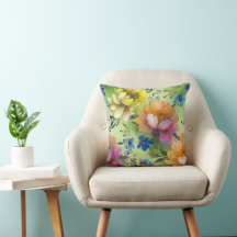 Aquarelle Fleurs motif transparent 3