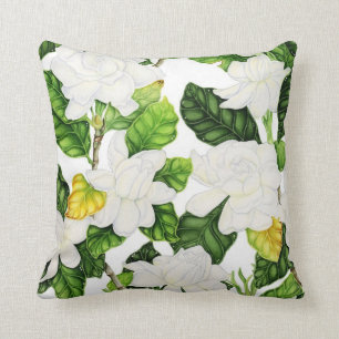 Coussin Aquarelle Gardenia