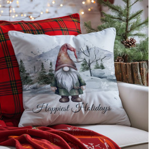 Coussin Aquarelle Gnome