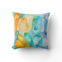Aquarelle/ Moderne/ Motif/ Impression/ Coussin/ De