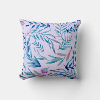 Coussin Aquarelle motif sans couture. Ornement botanique. 