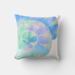 Coussin Aquarelle Nautilus