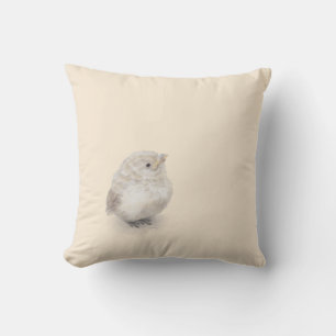 Coussin Aquarelle numérique Baby Sparrow