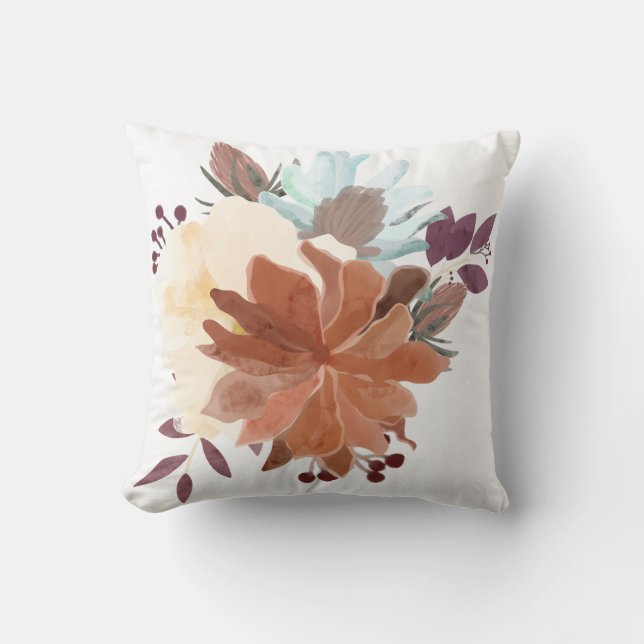 Coussin Aquarelle Oreille à lancer Floral (Recto)